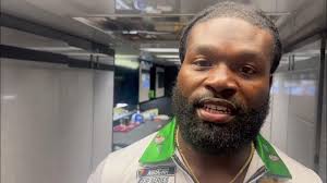 Marshall McFadden of Kaulig Racing says football helped him become a jackman