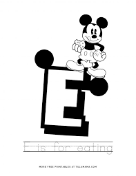 Use these creative mickey mouse letters to write whatever you like. Free Printable Mickey Mouse Abc Letter Tracing For Preschoolers Tulamama