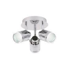 Bora Ip44 Gu10 Led 3 Plate Spotlight 3 X 4 5w 330lm
