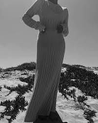 Muse • @k.jadereason styles the Emery Long Sleeve Maxi Dress.⁠ ⁠ Designed  in a semi sheer fabrication with a dramatic maxi length hemline, Emery is  perfect for day to night style. ⁠ ⁠