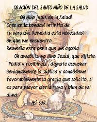 Oracion Al Divino Nino Por La Salud Oraciones Oraciones Para Enfermos Oracion Para Ninos Enfermos