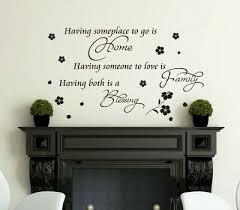 Remove the transfer tape and vinyl decal from the backing. Wall Sticker Art Quotes Home Family Blessed Diy Vinyl Wall Decal High Quality Ebay