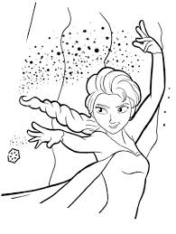 Elle a des cheveux blong, les yeux bleus, elle était d'abord une princesse et ensuite la reine d'arendelle. Coloriage De Elsa La Reine Des Neiges A Imprimer Coloriage Elsa La Reine Des Neiges Coloriages Pour Enfants