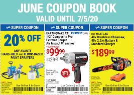 June Coupon Book 134 New Coupons Harbor Freight Coupons