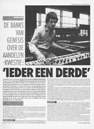 #tonybanks #tony banks #tony banks news #music #entertainment. Interview Tony Banks Each One Third Muziekkrant 21st October The Genesis Archive