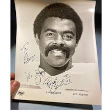 Sold at Auction: Richard Caster Vintage AUTOGRAPHED 8 X 10 PHOTO NEW YORK  JETS