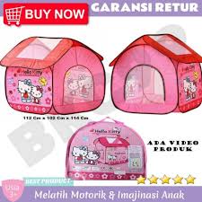 Usaha rumahan yang satu ini bisa menjadi peluang yang cukup menjanjikan untuk dipraktikkan. B37 Mainan Anak Perempuan Tenda Rumah Rumahan Anak Karakter Hello Kitty Mainan Outdoor Murah Shopee Indonesia