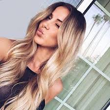 Ombre Black And Blonde Wig 16 99 Synthetic Wig Natural Wave Kardashian Wavy Middle Part Wig Black Blonde Ombre Long Very Long Light Golden Blonde Synthetic Hair 28 Inch Women S Fashi With Images Honey Blonde Hair