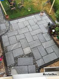 Garten Oder Terrassengestaltung Mit Alten Granitpltten Granitpflaster Granit Granitplatten
