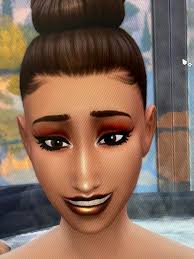 guys…am I the only one seeing this or did I just accidentally create ariana  grande in TS4?!🤯 .. anonymously because I don't want to have it