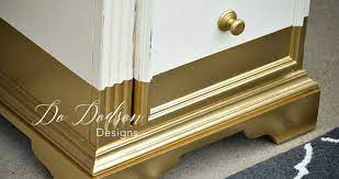 Paint Amazing Gold Dipped Furniture