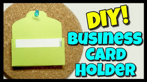 Juvale 2 pack clear acrylic brochure holders for pamphlet, booklets, notepads, journals, magazine. How To Make A Business Card Holder How To With Kristin Youtube