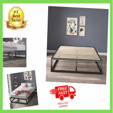 Zinus cooling gel memory foam mattress overview. Joseph Metal Platforma Bed Frame 10 Inches King Zinus Mattress Is Not Included Ebay