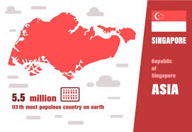 Open full screen to view more. Premium Vector Singapore Map Vector Number Of Population And World Geography