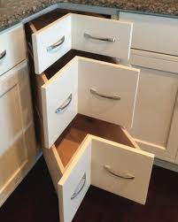 The easiest way to do this project is with a kit. Corner Drawers Kitchen Bath Design News