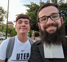 DJ Sanchez ('19) begins his first undergraduate semester at UTEP. Brother  Javier Hansen begins his second to last semester at UTEP in his Master's  program. Former teacher and former student now fellow