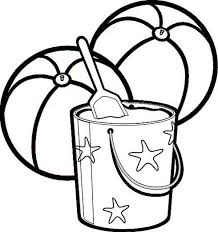 Such activity develops the creative thinking and drawing talent. A Bucket Of Beach Sand To Play With Coloring Page Download Print Online Coloring Pages For Free Color Nimbus
