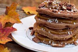 Gewurzte Gestapelte Kurbis Butter Pfannkuchen Fur Eine Person Rezept Amp Eine Fur Gestapelte Gewurzte Pumpkin Butter Butter Pancakes Pumpkin Recipes