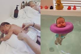 Ab wann genau ihr baby sich auf dem bauch liegend wohlfühlt, ist von der individuellen entwicklung abhängig. Diese Babys Geniessen Einen Spa Day Und Das Internet Dreht Durch