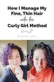 Cantu is one of the largest hair care manufacturers in the world. How I Manage My Fine Thin Hair With The Curly Girl Method Krysann Com