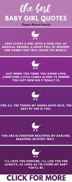 If my love were an ocean, there would be no more land. 48 Baby Girl Quotes That Girl Moms Will Adore Paper Heart Family