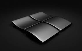 Black Windows 3d Background Windows Wallpaper Dark Windows Wallpaper Windows 10