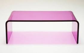 U Acrylic Coffee Table Materials Clear Or Color Infused Fire Polished Acrylic Dimensions 46w X 2 Acrylic Coffee Table Coffee Table Contemporary Coffee Table