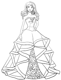 Boog e elliot a caccia di amici: Disegno Di Barbie Magia Delle Feste Da Colorare