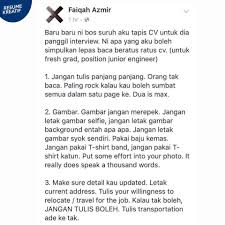 Pertanyaan tersebut pasti akan terlontar dari orang awam yang menganggap bahwa resume adalah bagi para lulusan baru atau istilahnya fresh graduate, usaha yang terbaik dalam mencari kerja yaitu memperlihatkan keterampilan yang dimilikinya dengan. Resume Kreatif Tips Buat Cv Yang Terbaik Untuk Cari Facebook