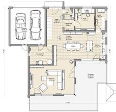Coller Grundriss Fur Ein Doppelhaus Mit Garage Dazwischen Haus Grundriss Haus Planung Doppelhaus Grundriss