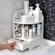 Shop for wooden bathroom shelf at bed bath & beyond. Otherhouse Bathroom Organizer Wood Shelf Desktop Storage Rack With Drawer Makeup Organizer Shower Caddy Corner Shlves Stand Storage Shelves Racks Aliexpress