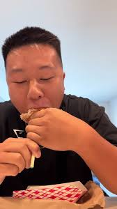 Alex over under Korean Corn Dog