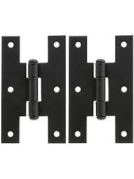 Pair Of Forged Iron H Style Cabinet Hinges 3 H X 1 3 4 W Antique Hinges Cabinet Hinges Cabinet Styles