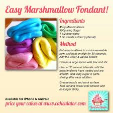 Easy Marshmallow Fondant Homemade Fondant Fondant Recipe Marshmallow Fondant