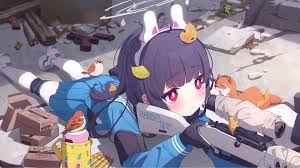 Kasumizawa Miyu Sniper Blue Archive Live Wallpaper - MoeWalls