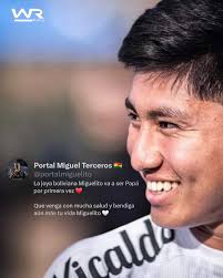 🟣🟠 MIGUEL TERCEROS SERÁ PAPÁ El futbolista nacional, Miguel Terceros,  será papá, así lo confirmó el portal de noticias del jugador del Santos FC  y la Selección Boliviana.