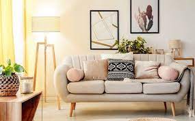 The 55 Amazon Lamp Everyone Thinks I Spent A Lot More Money On Beige Couch Furniture Simple Living Room