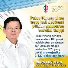 Chief minister of penang ketua menteri pulau pinang. Ketua Menteri Pulau Pinang Chow Kon Dap Pulau Pinang Facebook