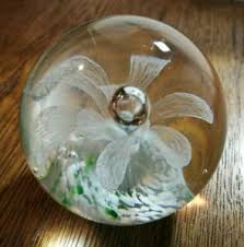 We did not find results for: Vintage White Flower Glass Paperweight 3 Diameter Vgc Ebay