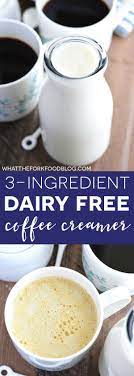 3 Ingredient Dairy Free Coffee Creamer Recipe Dairy Free Coffee Dairy Free Coffee Creamer Vanilla Coffee Creamer