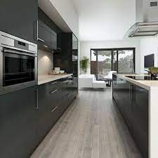 It may come in pine, oak, cherry, or in even teak. 12 Nice Ideas For Your Modern Kitchen Design Modern Grey Kitchen Contemporary Grey Kitchen Modern Kitchen Cabinets