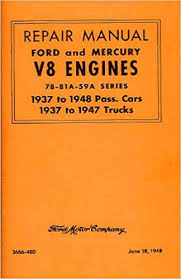 Ford Mercury Car And Truck V8 221cc 239cc Flathead Engine