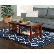 Shop from the world's largest selection and best deals for mission coffee table antique tables. Linon Finley Wood Mission Coffee Table In Brown Cymx1877