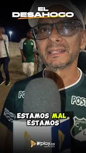 decepción y desilución por parte del hincha azucarero, que tomó el  micrófono en #ElDesahogo @wplay.co