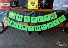 Holidays, birthdays, or just any day, grab a pad of construction paper and get crafting with your little ones. Minecraft Birthday 9 Down Redbud Drive