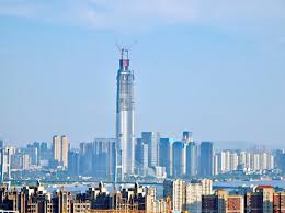 Skyscrapers over 350 meters revolvy. Construction Wuhan Greenland Center