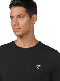Guess Caleb Hero Short-Sleeve Crew-Neck T-Shirt for Men, Small, Black : Buy  Online at Best Price in KSA