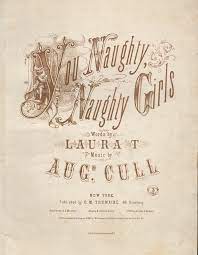 I hope you freeze to death. 053 102 You Naughty Naughty Girls Ballad Levy Music Collection