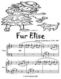 Download and print fur elise free easy piano sheet music. Fur Elise Easy Piano Sheet Music Tadpole Edition By Ludwig Van Beethoven