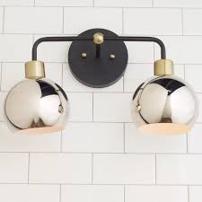 Young House Love Bubble Vanity Light 2 Light Vanity Lighting Mid Century Modern Lighting Fixtures Bathroom Light Fixtures